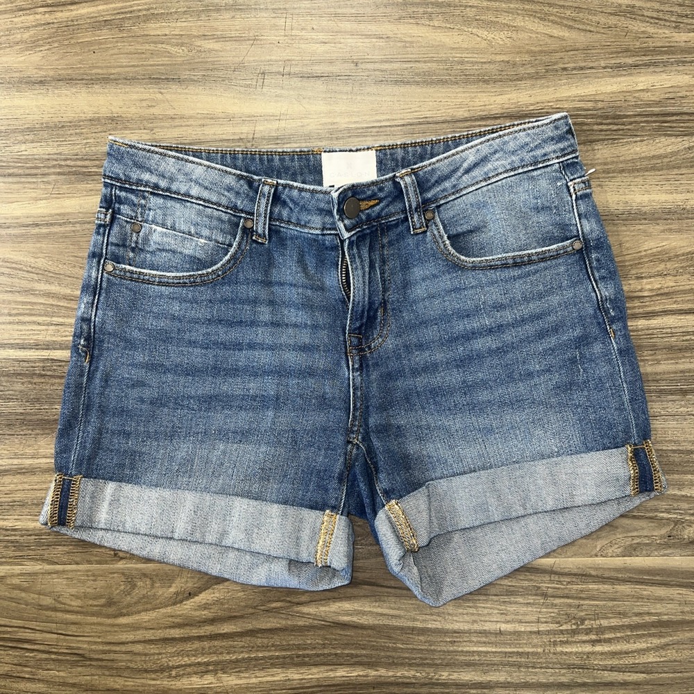 Caslon Cuffed Mid Rise Boyfriend Shorts Size 25 $49 MSRP